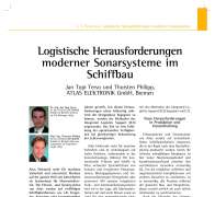 Logistic Challenges for Modern Sonar Systems